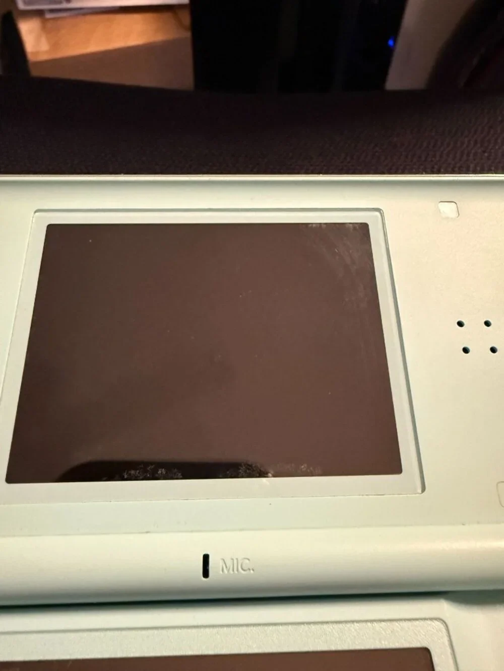 Nintendo DS Lite Console Ice Blue USG-001 No Power US Seller Parts or Repair!